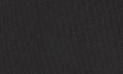 Shop Balmain Flocked Logo Cotton Crop Hoodie In Eab Black/ White