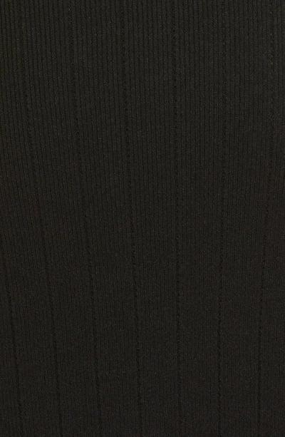 Balmain Short Knitted Dress With Gold Buttons In Black