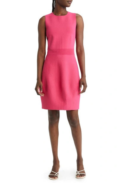 Shop Ted Baker Gorjeta Knit Sheath Dress In Bright Pink