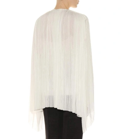 Shop The Row Pel Pleated Silk Top In White