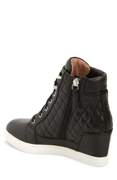 Linea Paolo Linea Paola Fiji Wedge Sneaker In Black