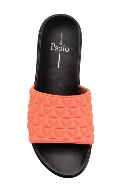 Linea Paolo Leah Slide Sandal In Orange