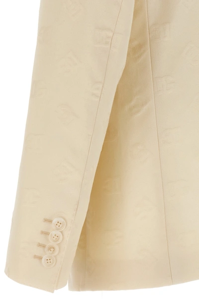 Shop Dolce & Gabbana Dg Monogram Jackets White