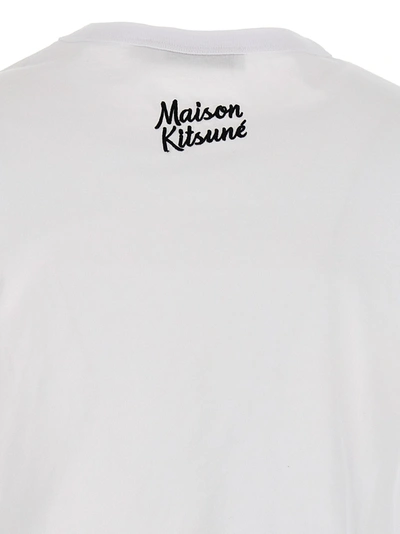 Shop Maison Kitsuné Dressed Fox T-shirt White