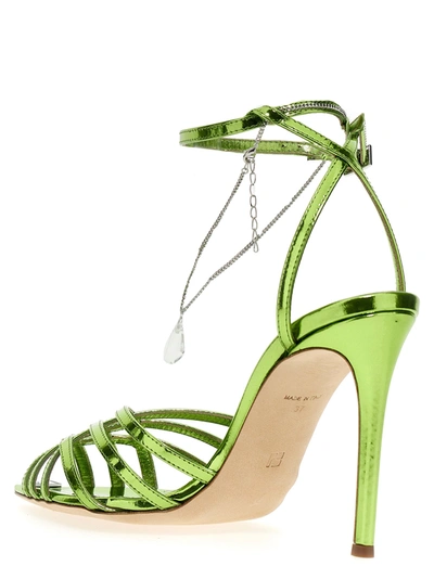 Shop Nicolo' Beretta Levy Sandals Green