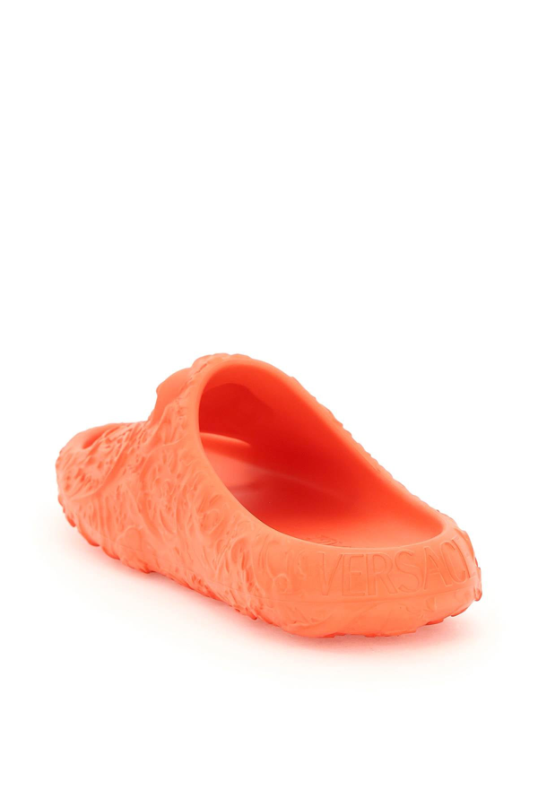Versace Medusa Head-motif debossed-detailslides - Orange