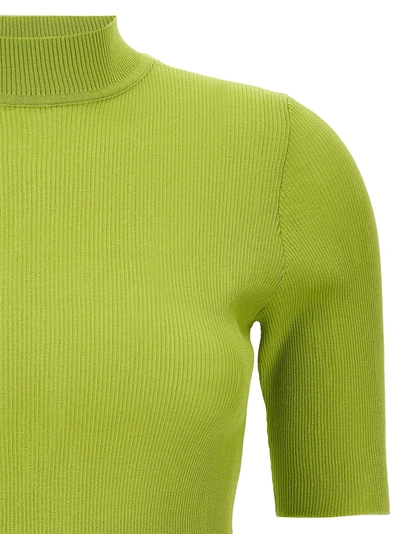 Shop Tory Burch Ribbed Sweater Sweater, Cardigans Green