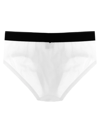 Shop Tom Ford Logo Briefs Underwear, Body In White