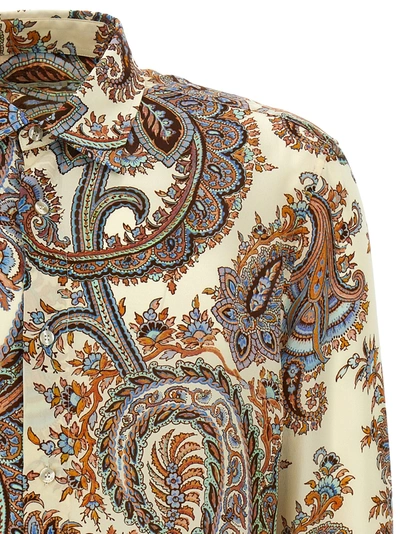 Shop Etro Paisley Shirt Shirt, Blouse In Multicolor