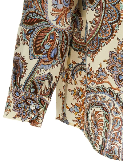 Shop Etro Paisley Shirt Shirt, Blouse In Multicolor