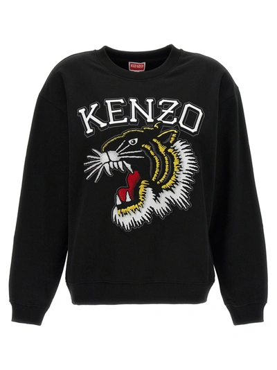 Shop Kenzo Tiger Varsity Sweatshirt Black