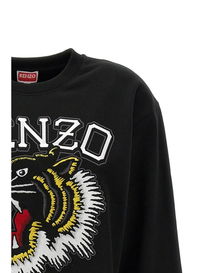 Shop Kenzo Tiger Varsity Sweatshirt Black