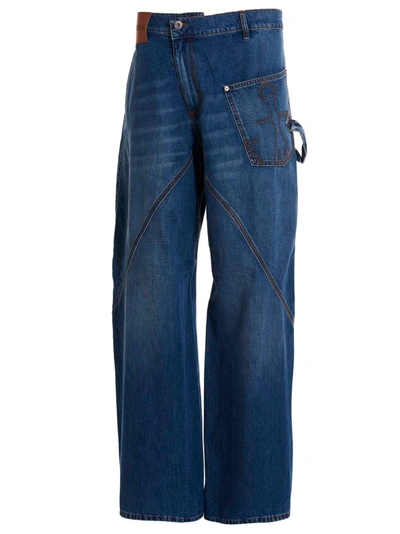 Shop Jw Anderson Jeans 'twisted Workwear'