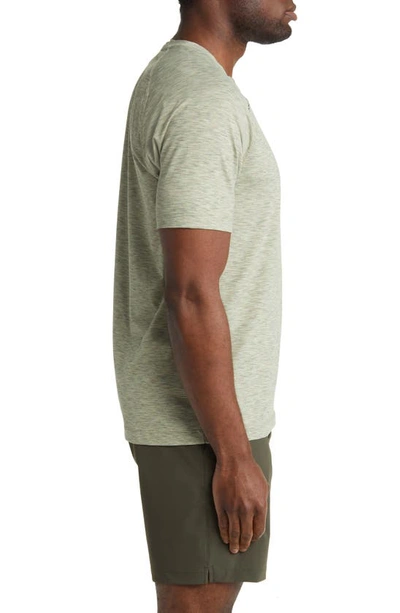 Shop Rhone Reign Training T-shirt In Sage Greenspace Dye