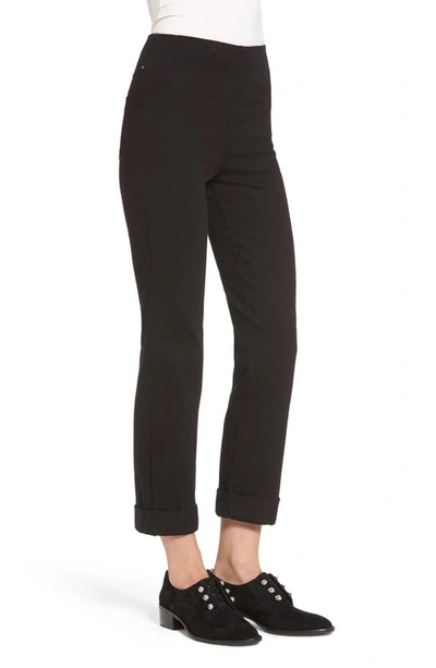 Shop Lyssé Boyfriend High Rise Denim Jeans In Black