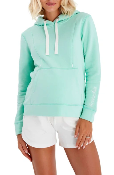 Shop Accouchée Maternity/nursing Hoodie In Accouche Green