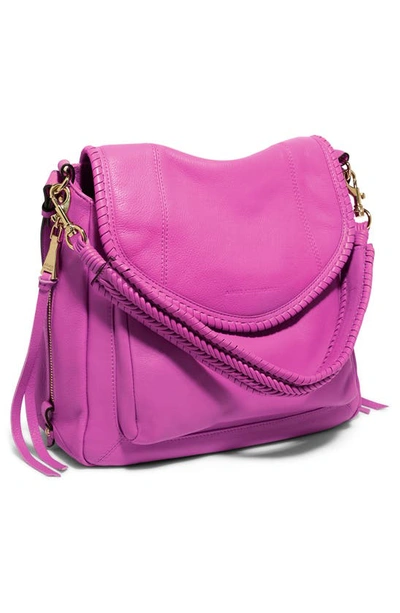 Shop Aimee Kestenberg All For Love Convertible Leather Shoulder Bag In Fuchsia