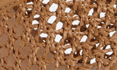 Shop Gianvito Rossi Woven Platform Sandal In Dune/dune