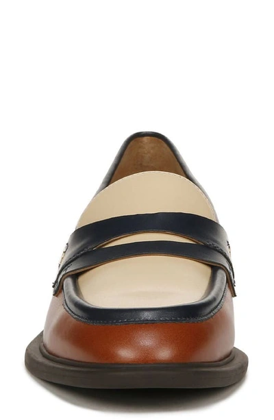 Franco Sarto L-edith2 Womens Comfort Insole Faux Leather Loafers In Bisquit