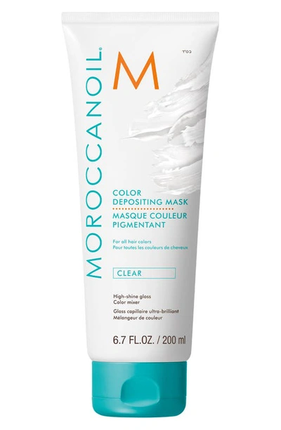 Shop Moroccanoil High Shine Gloss Color Depositing Mask Clear, 6.7 oz