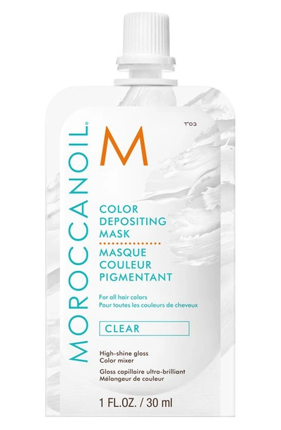 Shop Moroccanoil High Shine Gloss Color Depositing Mask Clear, 6.7 oz
