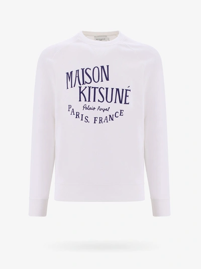 Shop Maison Kitsuné Sweatshirt In White