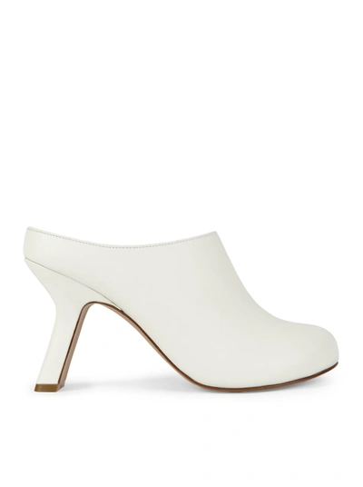 Shop Loewe Terra Heel Clog In White