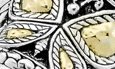 Samuel B. Textured Butterfly Ring In Silver And Gold