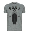 DSQUARED2 Surf Board Logo T-Shirt