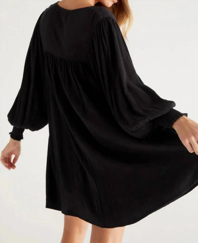 Shop Z Supply Luca Mini Dress In Black