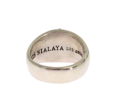 Shop Nialaya Silver Crest 925 Men's Sterling