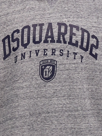 Shop Dsquared2 Cool Fit Hoodie Sweatshirt Gray