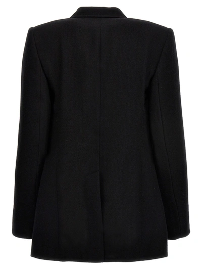 Shop Chloé Double-breasted Blazer Jackets Black