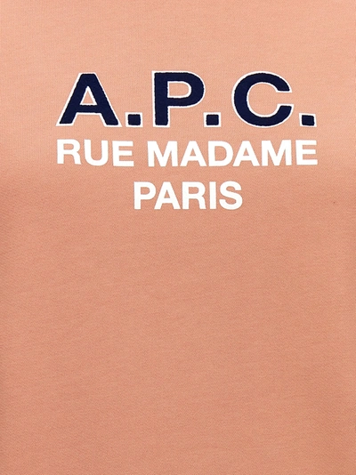Shop Apc Madame Sweatshirt Pink