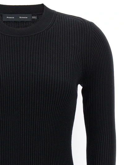 Shop Proenza Schouler Ribbed Sweater Sweater, Cardigans Black