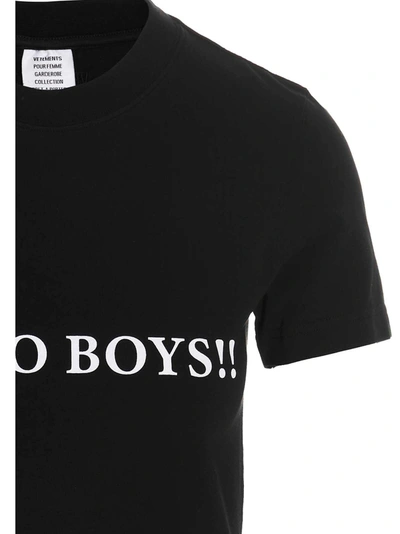 Shop Vetements T-shirt 'hello Boys'
