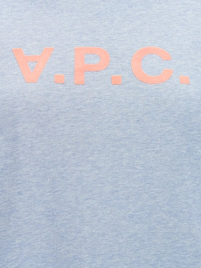 Shop Apc Viva Sweatshirt Light Blue