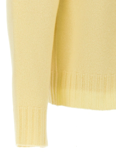Shop Jil Sander Wool Sweater Sweater, Cardigans Yellow