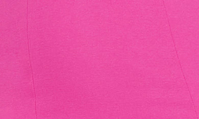 Dress The Population Iris Slit Crepe Gown In Bright Fuchsia