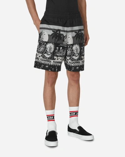 Pleasures Beach Shorts In Black