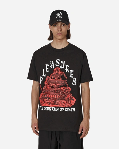 Shop Pleasures Fountain T-shirt In Black
