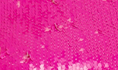 Shop Dress The Population Natalie Sequin Long Sleeve Dress In Hot Pink