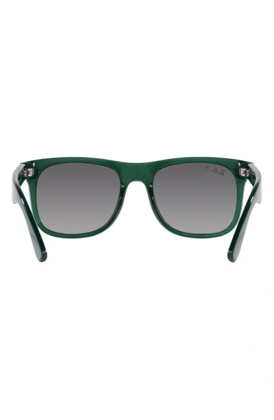 RAY BAN RAY-BAN KIDS' JUNIOR JUSTIN 48MM GRADIENT SMALL SQUARE SUNGLASSES 