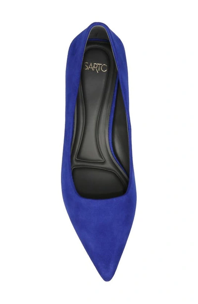 Sarto By Franco Sarto Diva Pointed Toe Pump In Cobalt