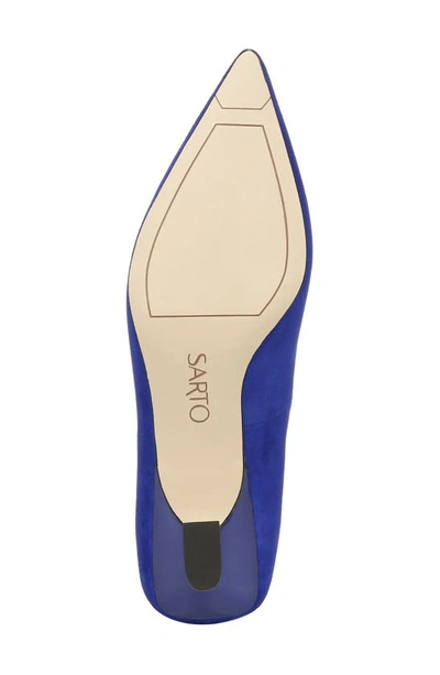Sarto By Franco Sarto Diva Pointed Toe Pump In Cobalt