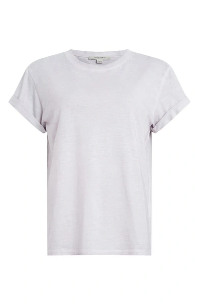 Shop Allsaints Anna Cotton T-shirt In Lady Lilac