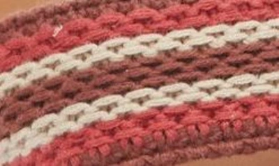 Shop Fitflop F-mode Crochet Flip Flop In Clay Brown