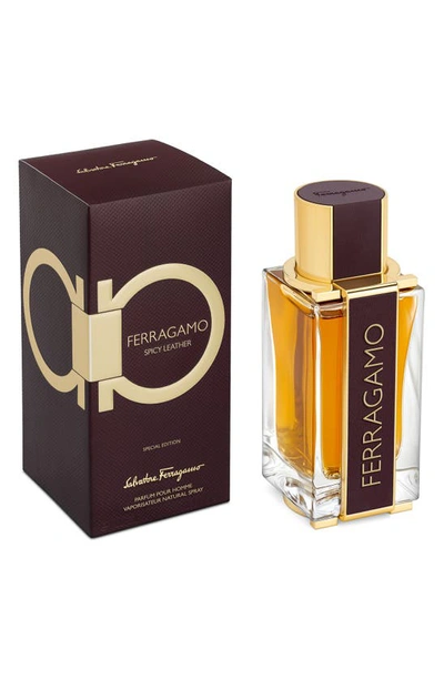 Ferragamo Spicy Leather Eau De Parfum 3.4 Oz.