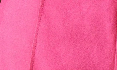Shop Astr Amiah Pintuck Linen Blend Shorts In Pink