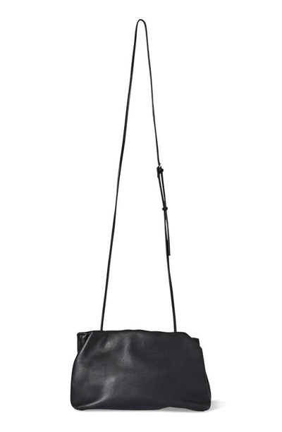 Shop The Row Leather Frame Clutch In Black Pld